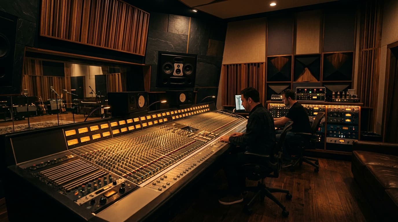 David Mikeal Master Control Room at Studio Live USA